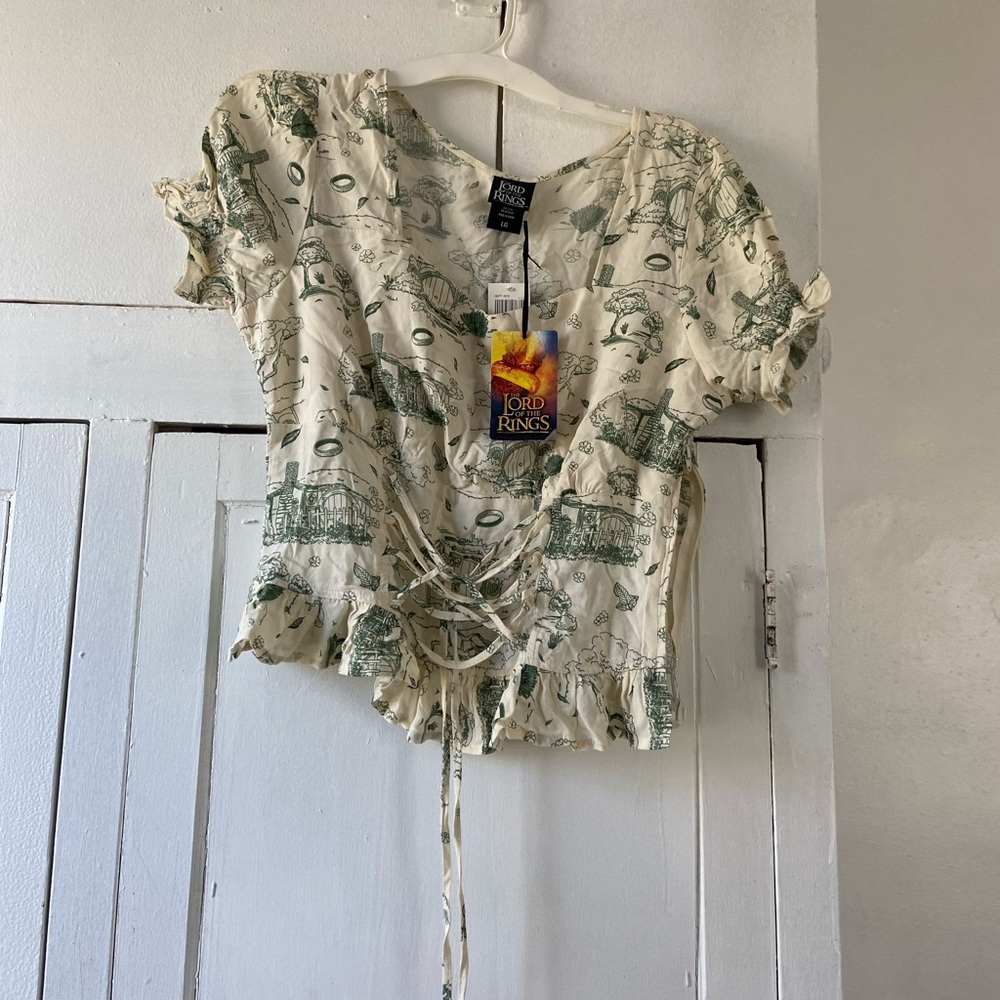 Lord of Rings corset crop top